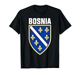 Regalo Bosnia per uomini donne uomini donne. Costume della Bosnia per uomini che sono bosniaci. Bandiera e bandiera bandiera. Regalo di guida di viaggio della Bosnia. Bosnia Coat of Arms Emblema Bosnia Bosnia Sarajevo Bosnia Balkan