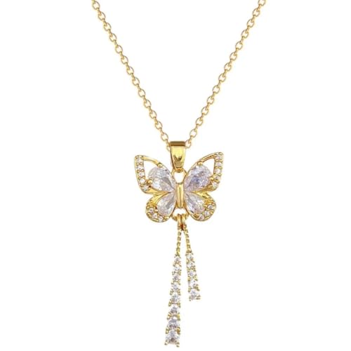 Pompon papillon chaud collier poétique pour exprimer votre style unique
