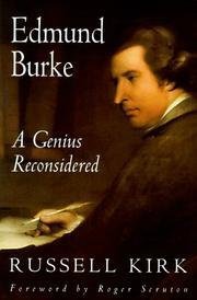 Paperback Edmund Burke: A Genius Reconsidered Book