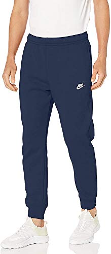 Nike M NSW Club JGGR BB Pantalon de sport Homme Midnight Navy/Midnight Navy/(White) FR: S (Taille Fabricant: S)