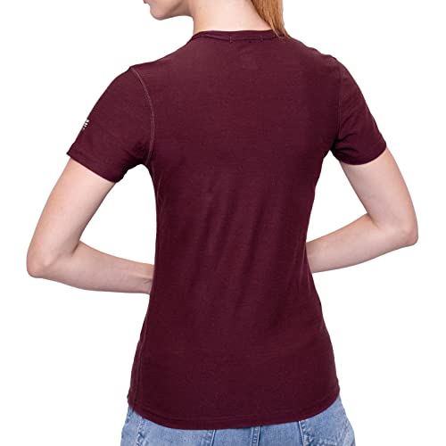 MERIWOOL Women’s Merino Wool Short Sleeve T Shirt Lightweight Base Layer Tee2
