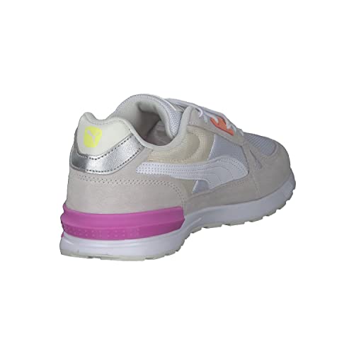Image of PUMA Unisex's Sneaker, Marshmallow White Silver, 7.5 us