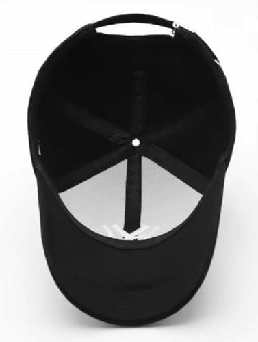 Image of SELLORIA Brand A Unisex Baseball Cap Comfortable Adjustable Cap with Stylish Design Sports caps for Men, Caps Branded with Adjustable Strap Black