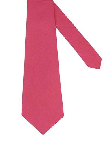 Image of Mens Solid Linen Ties - Regular Width Pattern Necktie for Men