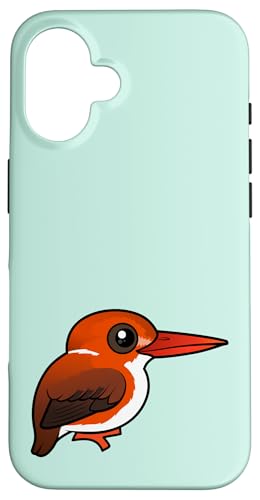 Cute Little Kingfisher Case for iPhone 16