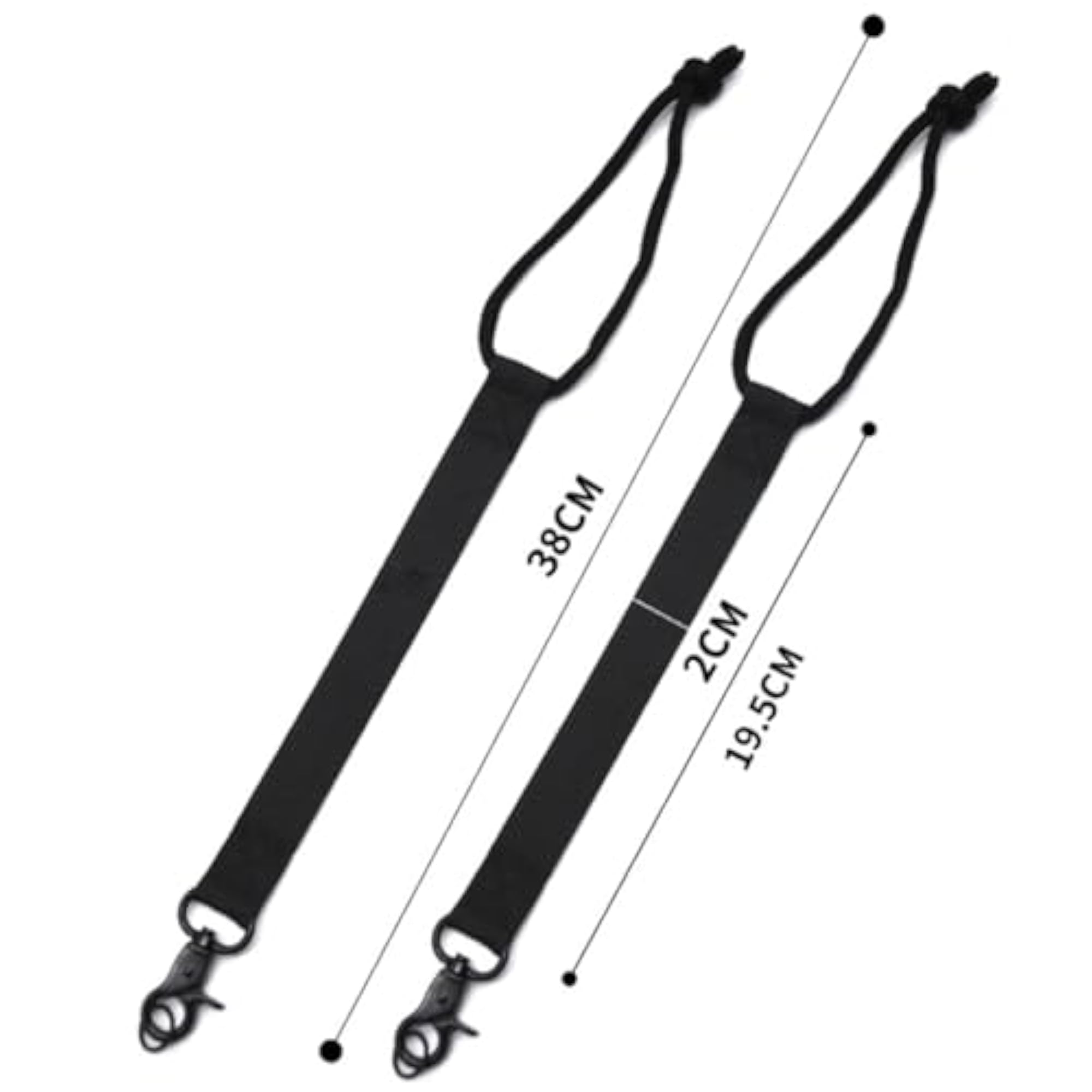 Replacement Snowboard Binding Straps, 2X Pack