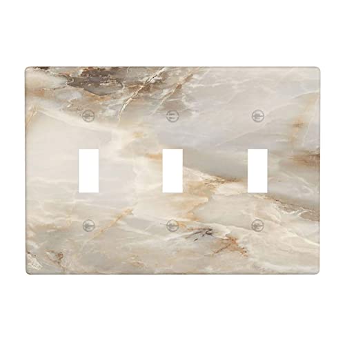 Embellecedor pared beige irrompible para cubrir marcas y renovar interruptores
