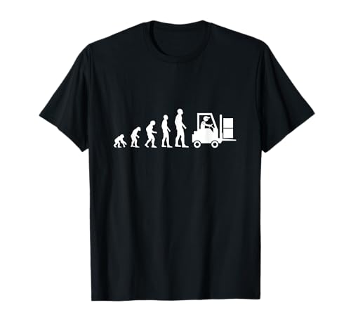 Évolution cariste humour magasinier homme drole T-Shirt
