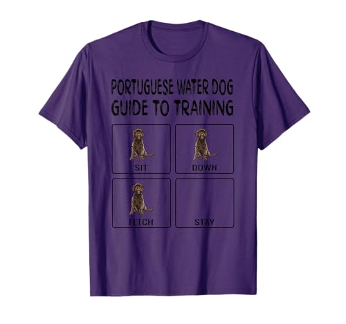 Portuguese Water Dog Guide To Training Dog Obedience T-Shirt