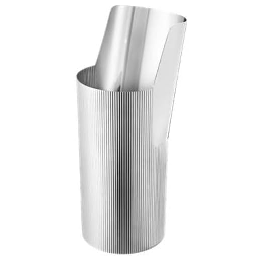 Georg Jensen Urkiola Tall Vas, högglanspolerat rostfritt stål av Patricia Urquiola