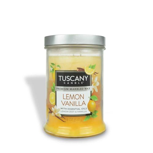 Tuscany Candle Lemon Vanilla Scented Candle 18 oz