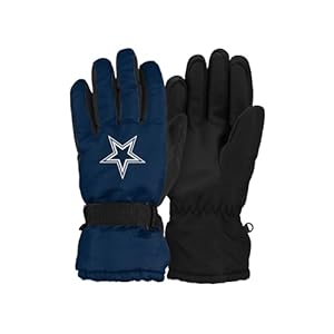FOCO Dallas Cowboys NFL Big Logo Insulated Gloves – L/XL