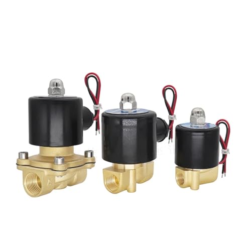 Électrovanne électrique 2W 1/2 pneumatique normalement fermée eau air 24V - 5