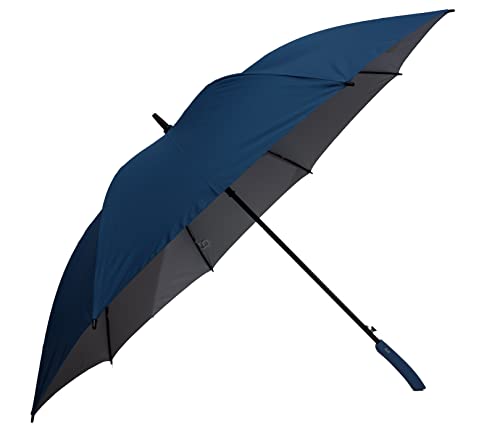 SUN Umbrella Protection Blue Golf Big Size UV Protective Long & Non-Foldable Umbrella