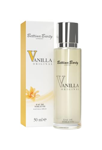 Bettina Barty VANILLA Eau de Toilette 50ml | Unverwechselbarer Vanilla Duft | Warm, einladend, verführerisch | Basisnoten Vanille & Moschus | 1 x 50ml
