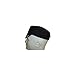 Comeaux Caps 118-BC-600-7 Style 3000 Shop Caps, Size 7, Black Quilted