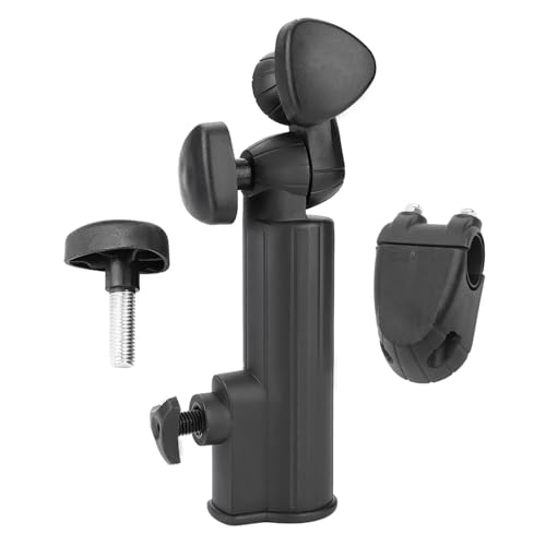 Broco Soporte Paraguas para Carro de Golf, Golf Umbrella Holder Paraguas de Golf Ajustable para Todos Carrito de Golf de Buggy de Carro de Bicicleta de Silla de Ruedas Cochecito de Bebé