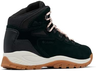 Columbia Womens Newton Ridge Plus Waterproof Amped, Black/Blush Rose, 7.5 — view 8