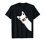 Lama Llama Alpaca with Sunglasses Lama Lover - Cool Lama T-Shirt
