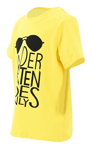 Image of Unique Baby Boys Kindergarten Vibes Only Back to School T Shirt