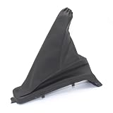 QLECXZI Funda de freno de mano para coche con funda de cuero PU negro Experiencia de conducción de freno de mano para coche de de para a prueba de polvo de