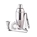 Set da 5 pezzi per cocktail shaker per bevande miste in acciaio inox professionale da bar set di strumenti per cocktail shaker setaccio misurino pinze per ghiaccio cocktail stick
