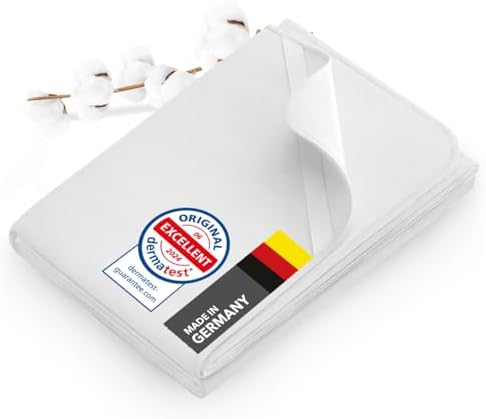 Dreamzie - Premium Molton Matratzenschoner 70x140cm - 100% Baumwolle | Nicht wasserdicht · Matratzenauflage mit Eckgummis · Oeko-Tex · Made in Germany · Atmungsaktiv, Geräuschlos ·