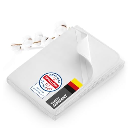 Dreamzie - Molton Matratzenschoner 120x200 cm 100% Baumwolle 300 GSM - mit 4 Eckgummis