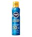 NIVEA SUN UV Dry Protect Sport Sonnenspray LSF 50 (200 ml), 100Prozent transparenter und erfrischender Sonnenschutz, schweißresistentes und extra wasserfestes Sonnenspray