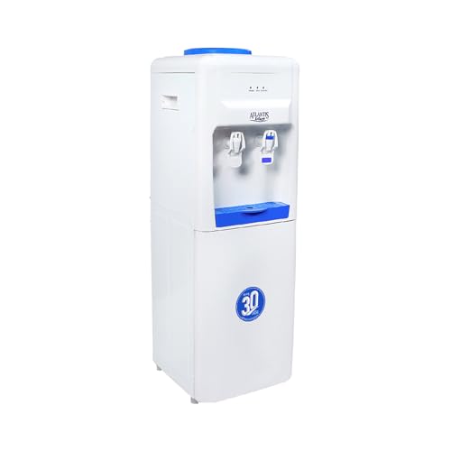 Image of ATLANTIS Blue Normal & Cold Floor Standing Water Dispenser | 2 Faucets | 3L per Hour Cooling Capacity
