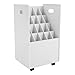 GMSLuu Blue Print Storage Organizer, 20-Slot Blueprint Storage Cabinet, Mobile Roll File Cart Construction Plan Holders for Roll File, Construction Plan, Architectural Drawings, Office.