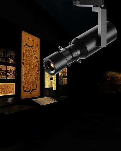 Image of LED Dimmable Ceiling Spotlight, 18W Adjustable Aperture Shape Light, 4-Wire Track Dimming Zoom Light, Aluminum Indoor Monopoint Light for Museum Art Gallery Exhibition Art 4000K, GSWY0218