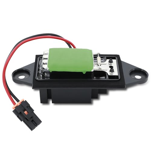 Image of Rear Manual Temp Control Blower Motor Fan Resistor Compatible with 2002-2006 Escalade,2000-2006 Tahoe,2000-2006 GMC Yukon Replaces 4P1860 RY546 158961 RY546 12477721 88986482 JA1982