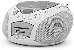 Roberts CD9959 MW/FM Radio CD Player - Portable CD Player - Retro Radio - White