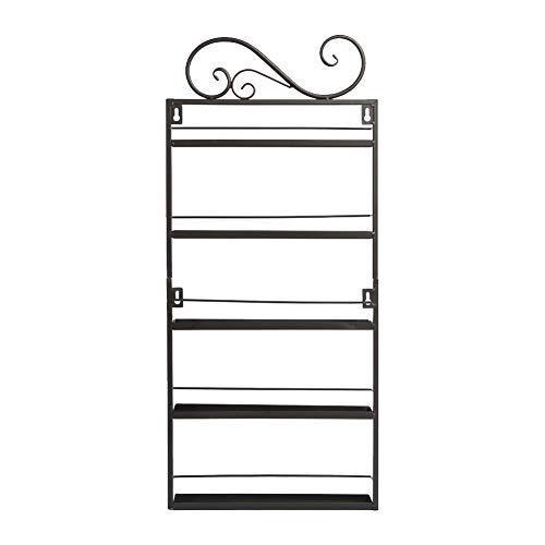 Meisax 5-Tier Nagellack Regal Metall Kosmetik Aufbewahrung Nagellackregal Wandregal für Tonie Ätherisches Öl Lippenstift… – Bild 7