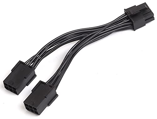 PC周辺機器 40本 電源変換ケーブル pcie 8PINメス→8PIN両端オス 6