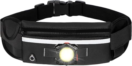 Siuyiu Running Light, 300 Lumens COB Lights Fanny Pack for
