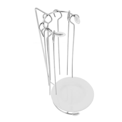 iplusmile Sospese in Acciaio Inox per Kebab Supporto per Spiedini con Spiedino Porta Spiedini per Grigliare e Barbecue Forniture da Cucina