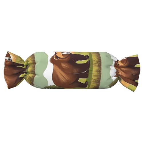 Almohada de espuma de memoria negra tamaño único