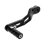 Becwdvo Motorrad-Schalthebe/Passend for Tiger660 TIGER 660 Verstellbarer, zusammenklappbarer Schalthebel/Passend for Tiger Sport 660 Tiger660 2021-2025 Motorradteile(Black)
