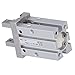 Eujgoov MHZ2-16 Pneumatic Cylinder Double Action Parallel Cylinder M5-0.8 Air Inlet Thread High Industrial Grade Cylinder