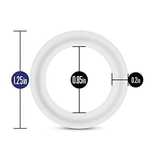 Blush-Male-Performance-Enhancement-VS2-Glow-in-The-Dark-Puria-Silicone-Penis-Ring-Erection-Enhancing-Stretchy-C-Rings-125-Diameter-3-Pack-Cock-Rings-Set-Adult-Sex-Toys-for-Men-Couples