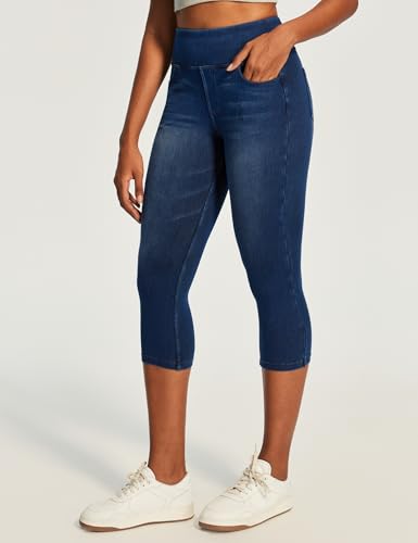 Image of Heathyoga Yoga Pants with Pockets Extra Soft Leggings with Pockets for Women Non See-Through High Waist Workout Leggings