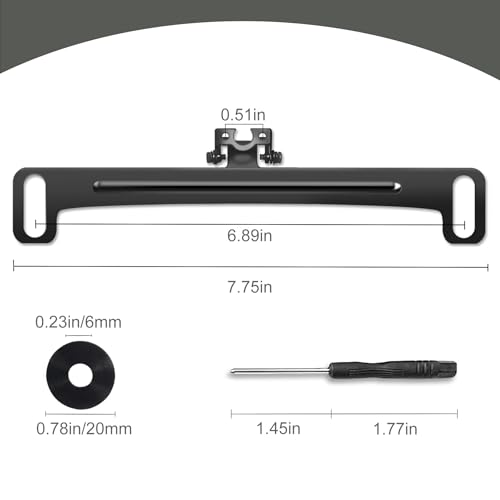 Image of Universal License Plate Backup Camera Mount - Stainless Steel Rear Camera for Car /Truck, 170 Wide Angle, Weatherproof Back Up Camera Bracket