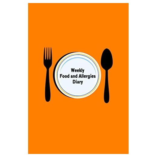 Weekly Food and Allergies Diary Logbook