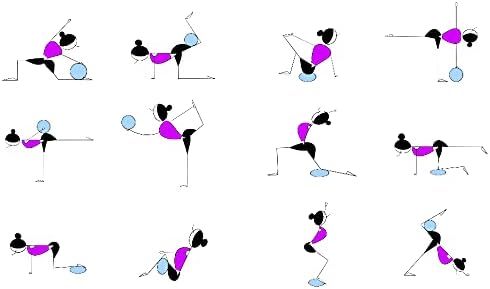 Miniatura 4 de Vizuioer nononfish - Mini bola de barra de ejercicio para yoga, pilates, ejercicios de estabilidad, gimnasio, pelotas resistentes a estallidos y