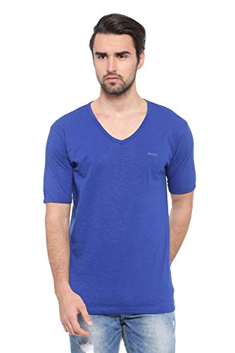 Image of SHOWOFF Men's Solid Regular T-Shirt (WTS141 RoyalBlue L)