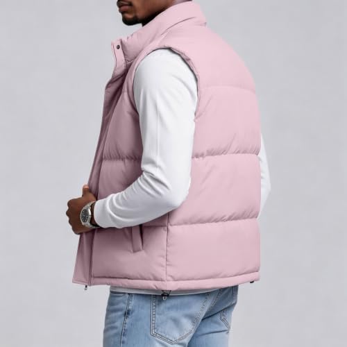 Jackets for Men Casual Lightweight Sleeveless Full Zip Up Jacket Outerwear - image 3