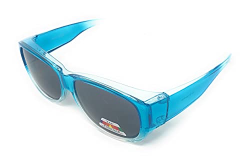 Wrap Around Sunglasses - Polarized -%100 UV Protection to Wear as Fit Over Sunglasses - Wear Over Prescription Glasses