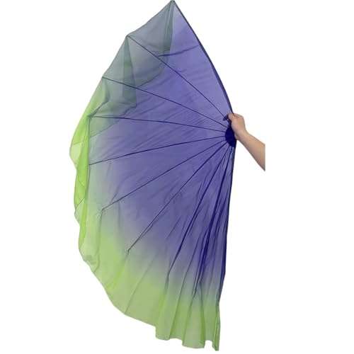 Voile éventail en mousseline léger de 85cm pour éviter la fatigue des bras